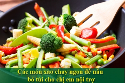 CÁC MÓN XÀO CHAY NGON DỄ NẤU