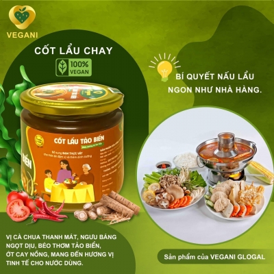 Cốt lẩu Tảo biển (Cốt lẩu chay)